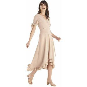 Our Heritage NWT Wrap Midi Wrap Dress